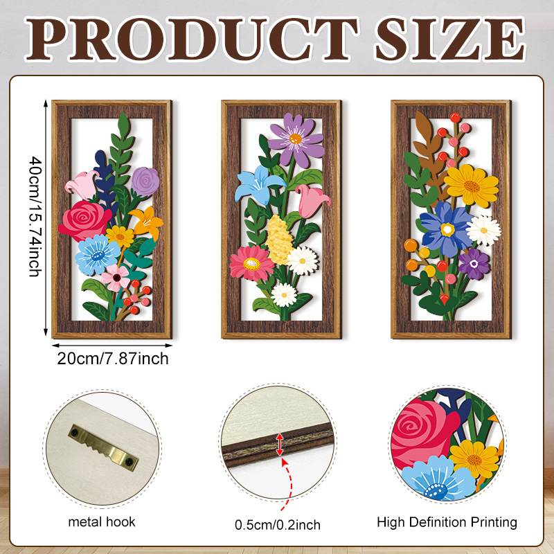 Household Wooden Craft Wall Decoration - Image 50