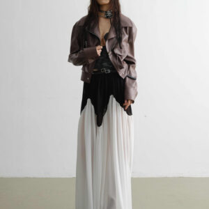 Handsome Loose PU Leather Jacket Coat