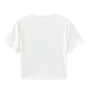 Spicy Girl Crop-top Round-neck T-shirt American Style