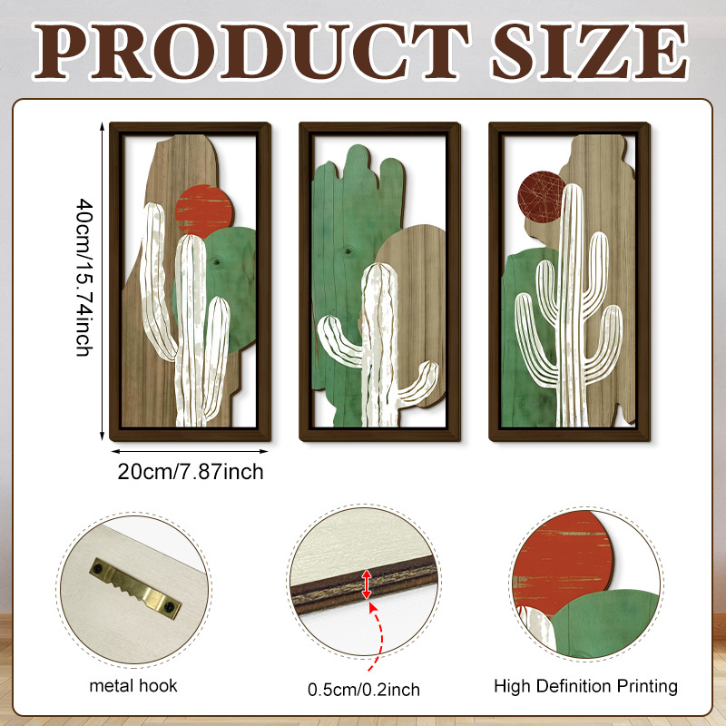 Household Wooden Craft Wall Decoration - Image 36