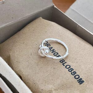 1pc 999 Sterling Silver Cross Ring Hammered Open Ring, Minimalist & Cool Style, Perfect For Daily, Dating & Gifting, Ideal Valentine's Gift
