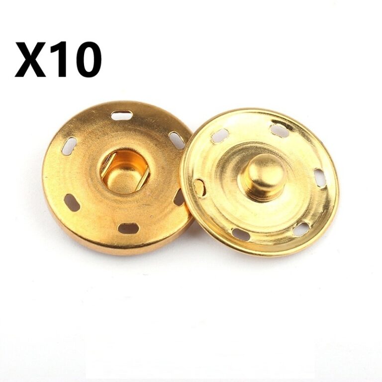 Coat Outerwear Metal Snap Buttons