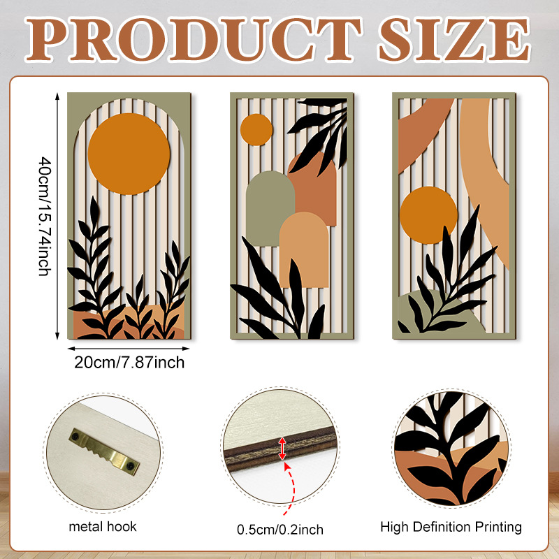 Household Wooden Craft Wall Decoration - Image 40