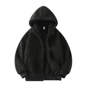 Women's Casual Fleece Cardigan Zip-Up Jacket