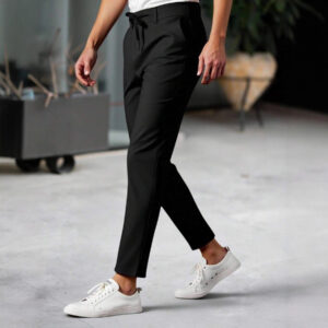 Mens New Solid-Color Casual Straight-Leg Pants