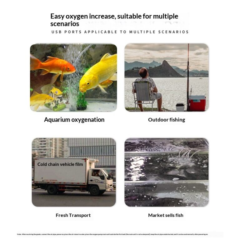 Fish Tank Charging Mini Silent Oxygen Pump