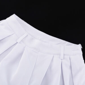 White High-Waisted Balloon Pants