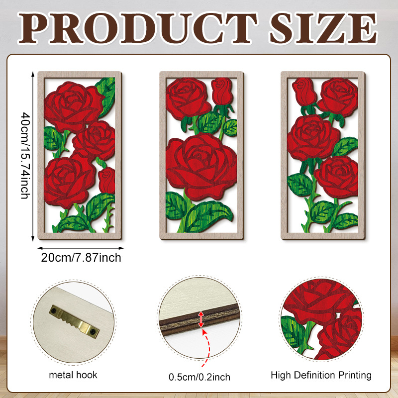 Household Wooden Craft Wall Decoration - Image 96