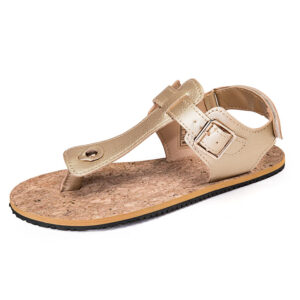 Womens Wooden-Grain Sandals With Non-Slip Soles