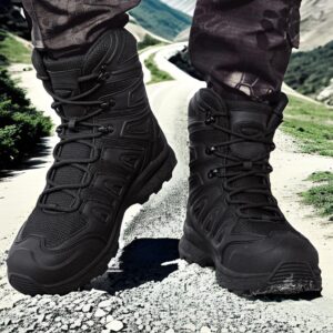 Men's Mid-Top Outdoor Hiking Boots In Plus Size 47