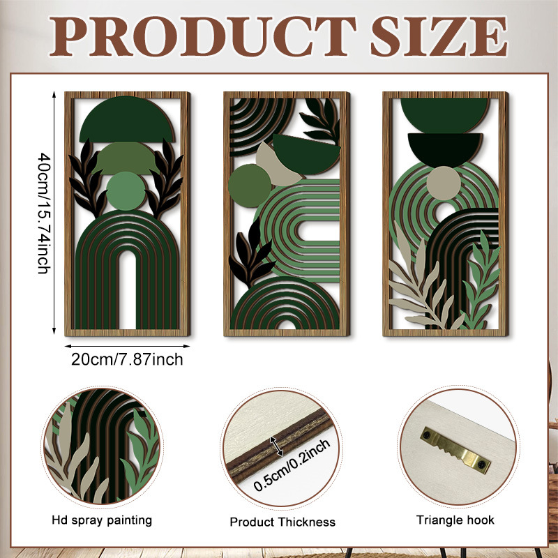 Household Wooden Craft Wall Decoration