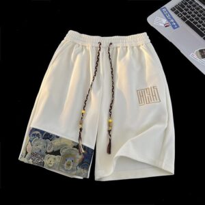 Five-Point Shorts Mens Short Trousers Sports-Casual Running Ice-Silk Quick-Drying Beach Pants Capris Outerwear