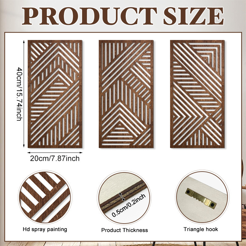 Household Wooden Craft Wall Decoration - Image 42