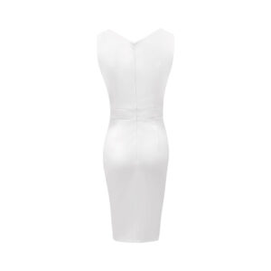 Womens Minimalist Elegant Slit Knit Dress