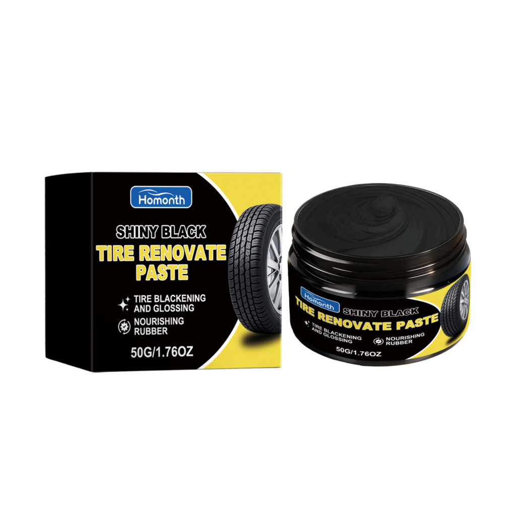 Shiny Black Tire Renovate Paste