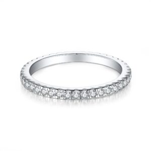 Womens Full-Crystal Simple Fashionable Casual Ring