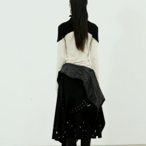 Fairy-style Rhinestone-studded Two-way Halter-neck Asymmetrical Dress