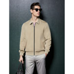 Men's Casual Knitted Zip-up Jacket Hot Sale
