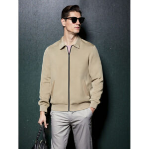 Men's Casual Knitted Zip-up Jacket Hot Sale