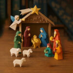 DIY Origami Set For Christmas Scene Decorations