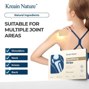 Kreain Nature 1 Soothing Strips Joint Patch Apply On Shoulders Arms Knees 4-Pack