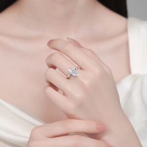 Womens Best-Selling Moissanite Casual Ring