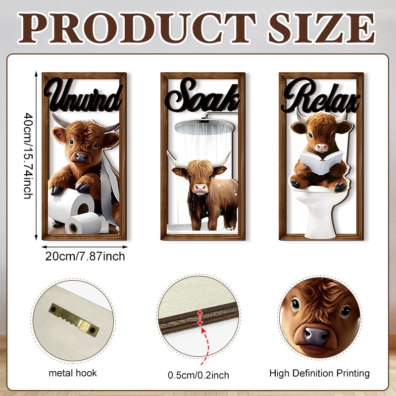 Household Wooden Craft Wall Decoration - Image 88