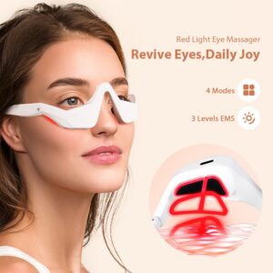 Eye Massager 3D Red Light Massager Dark Circle LED Eye Care Device Skincare Beauty Tool
