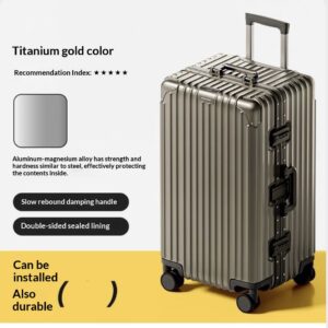 All-aluminum-magnesium-alloy Trolley Suitcase