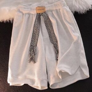 Summer Youth-style Straight-leg Sweatpants For Men
