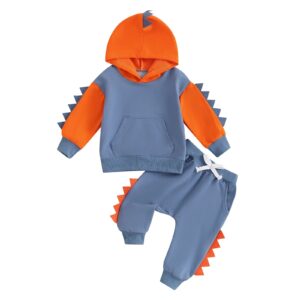 Boys SpringAutumn Casual Color-Block Set