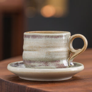 Nordic-style Ceramic Coffee Cup And Saucer, Latte Art Afternoon Tea Set