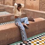 High-waisted Straight-leg Denim Jeans For Women