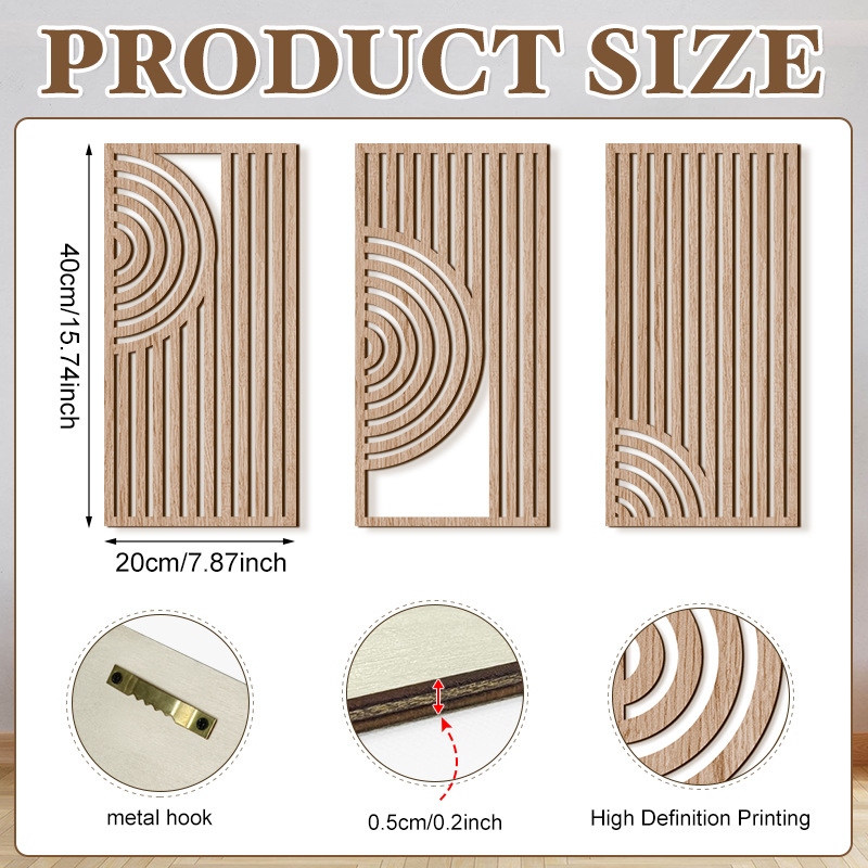 Household Wooden Craft Wall Decoration - Image 31