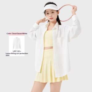 Cooling BreathableSun-protective Womens Loose-fit Shirt Jacket