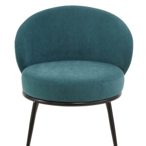 Round Velvet Accent Chair, Mid-Century Modern Upholstered Armchair With Metal Legs, Comfy Barrel Side Chair For Living Room Bedroom