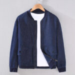 Japanese-style Retro Baseball Jacket For Young Men Casual And Relaxed Fit