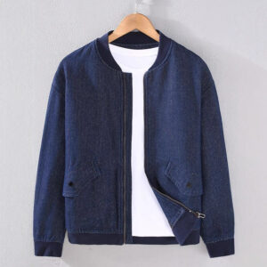 Japanese-style Retro Baseball Jacket For Young Men Casual And Relaxed Fit