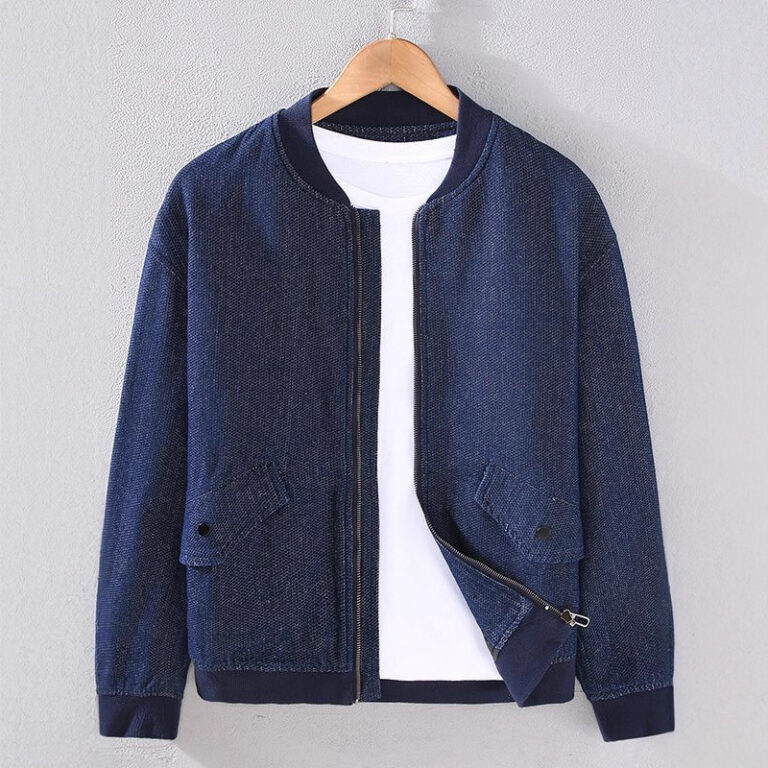 Japanese-style Retro Baseball Jacket For Young Men Casual And Relaxed Fit