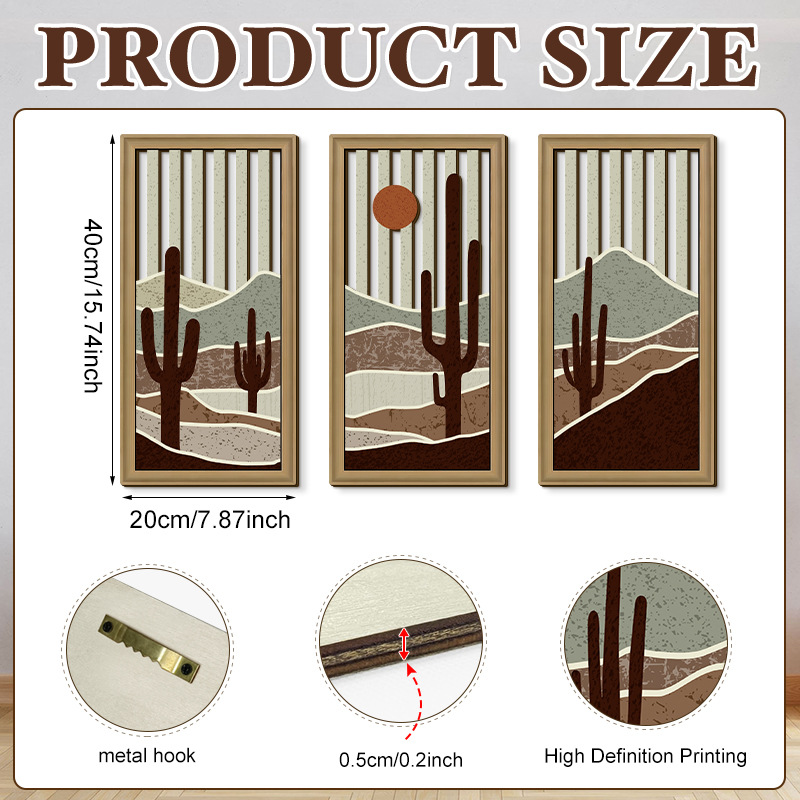 Household Wooden Craft Wall Decoration - Image 46