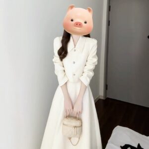 Autumn Coat And Skirt Casual Womens Set