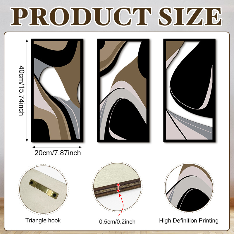 Household Wooden Craft Wall Decoration - Image 89