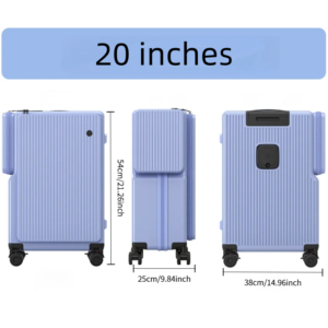 New 20 Inch,24 Inch Luggage Compartment, Large Deep Cabin Luggage Compartment, Side Opening Luggage Compartment, Luggage Rack With Pull Rod, Universal Silent Wheels, Password Box Travel Luggage