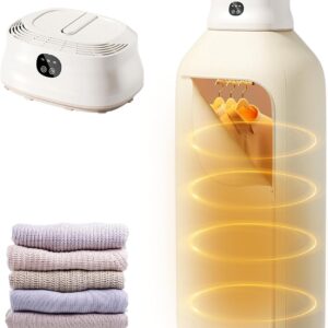Portable Clothes Dryer Electric Mini Drying Machine With Timer And Dry Bag, Compact Laundry Dryer For Socks Underwear Baby Clothes Travel Hotel