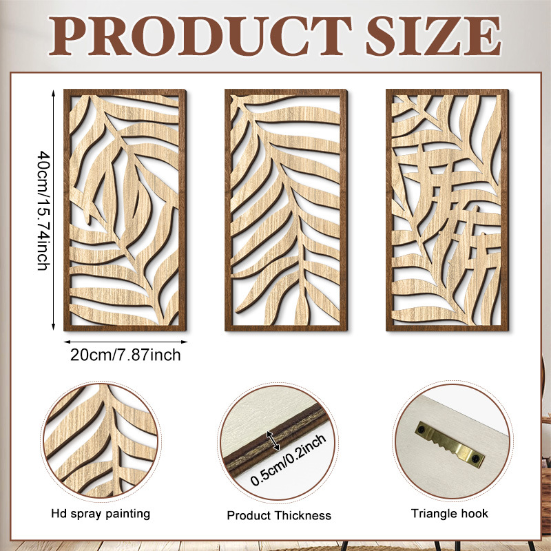Household Wooden Craft Wall Decoration - Image 47