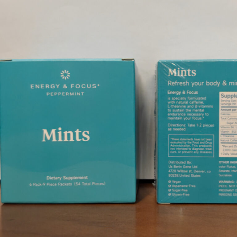Energy Focus Peppermint Mints