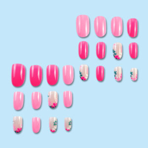 Womens Floral Fashionable And Creative Nail Art Tips