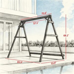 Outdoor Swing Frame - Only Swing Frame