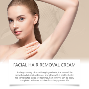 Hoygi Coconut Facial Gentle Hair Removal Cream, Facial Hair Removal For Men And Women, Gentle On Lip Hair And Beard, Non-irritating
