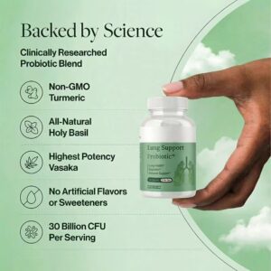 60-Probiotic Capsules Health Supplement In Bottle